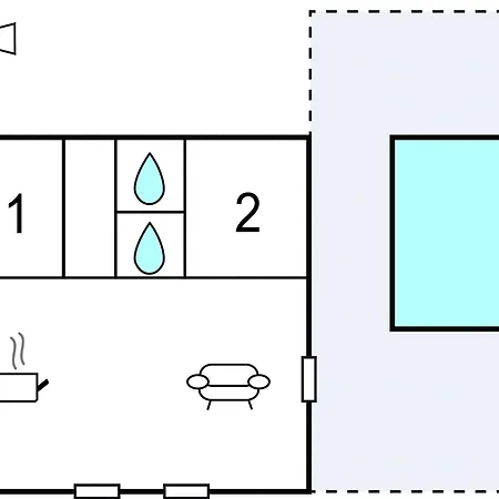 Дом отдыха Cozy In With Heated Swimming Pool *